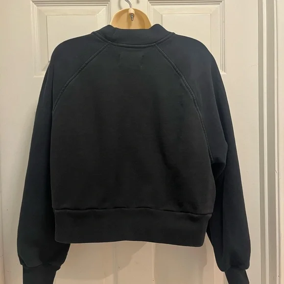 Everlane The Laid-Back Sweatshirt Black Organic cotton - Large - EUC - Picture 10 of 13